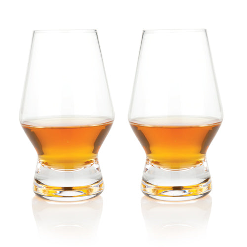 Footed Crystal Scotch Glasses by Viski®