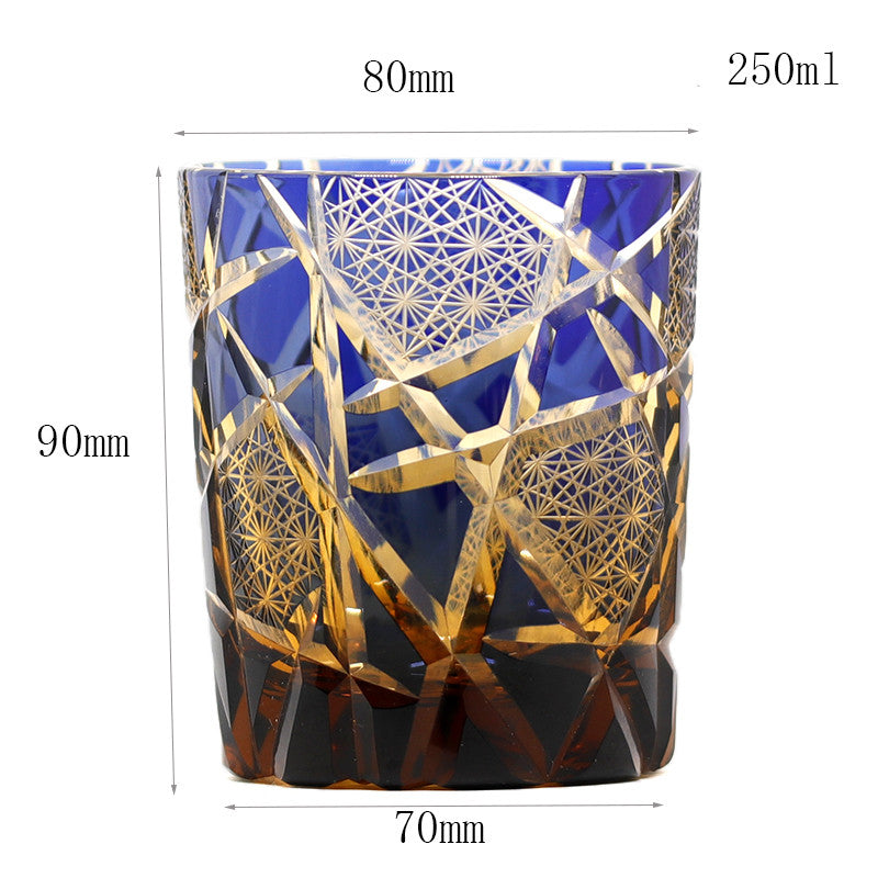 Handmade Japanese Crystal Whiskey Glasses