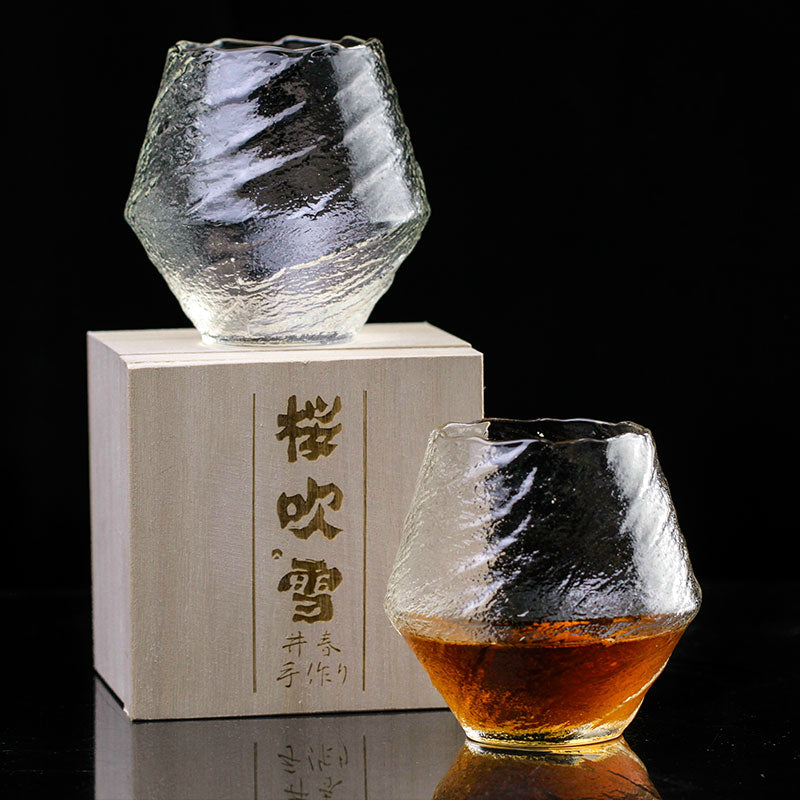 Chamvin Glass Japanese Style Simple Whiskey Glass