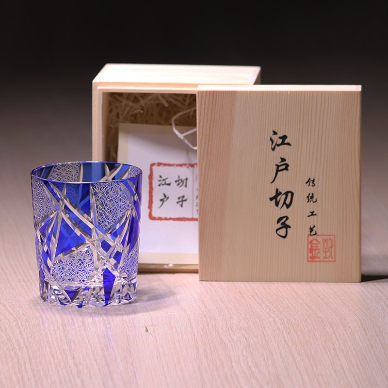 Handmade Japanese Crystal Whiskey Glasses