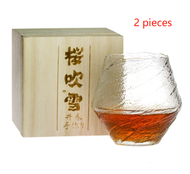 Chamvin Glass Japanese Style Simple Whiskey Glass